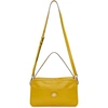 Gucci Yellow Crossbody Messenger Bag In Smile Yellow