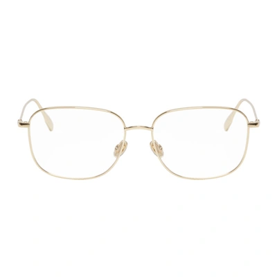 Dior Rose Gold Square Metal Stellaireo13 Glasses