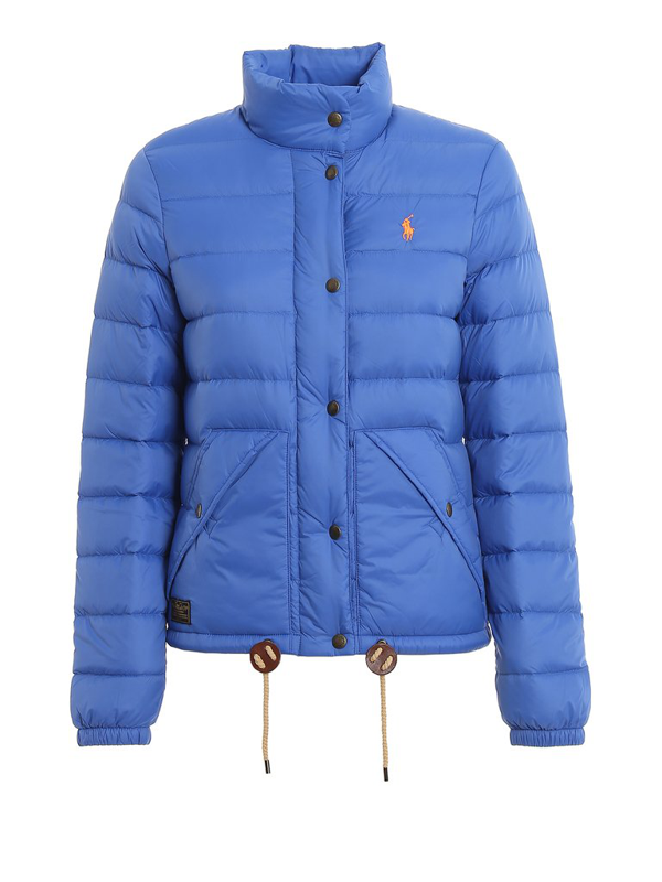 Polo Ralph Lauren Quilted Nylon Puffer Jacket In Blue | ModeSens
