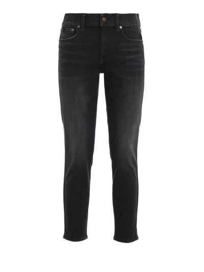 Polo Ralph Lauren Tompkins Skinny And Crop Jeans In Black