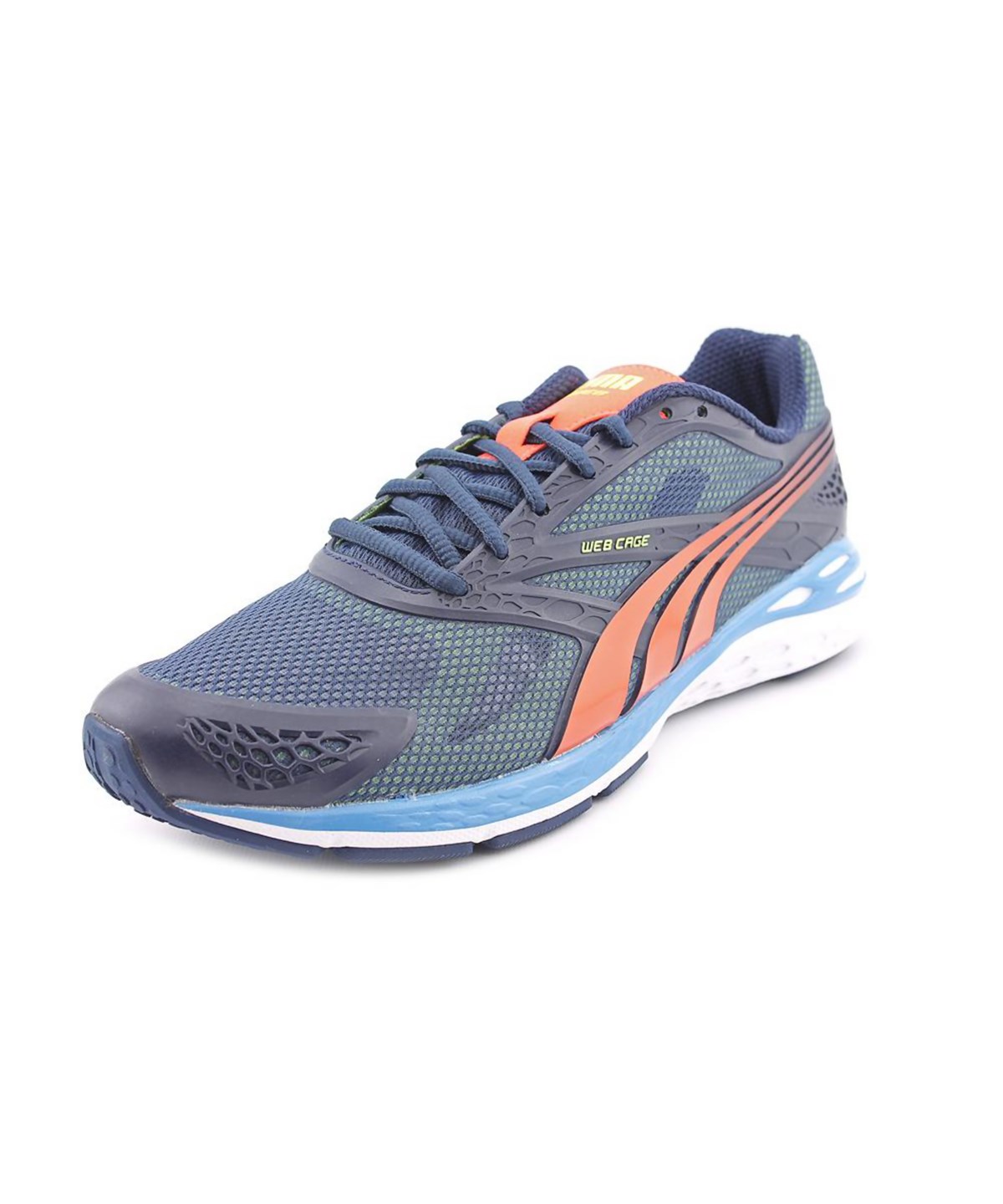 Puma Bioweb Speed Round Toe Synthetic Running Shoe' In Blue | ModeSens