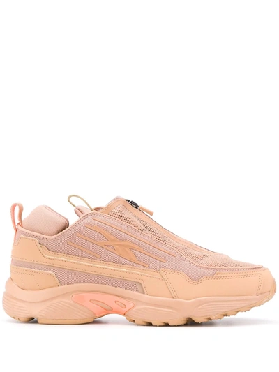 Reebok + Gigi Hadid Dmx 2200 Mesh And Faux Leather Sneakers In Blush