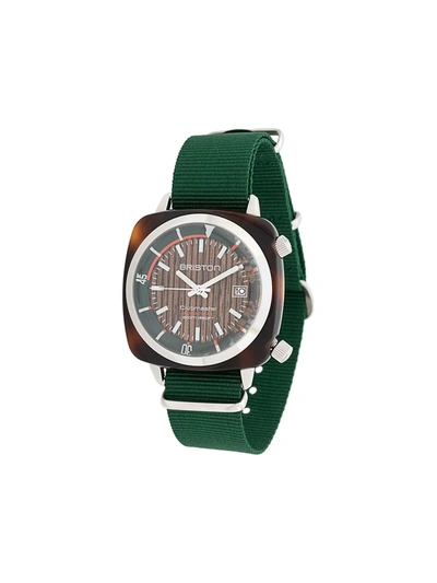 Briston Watches Clubmaster Diver Yachting 42mm In Green
