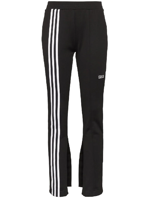 adidas track pants flared