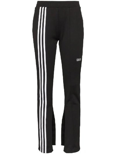 Adidas Originals Adidas Tailored Flared Track Trousers In Black