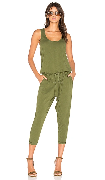 Bobi Supreme Jersey Sleeveless Jumpsuit In Cargo