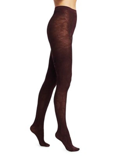 Wolford Women's #wildlife Jungle Tights In Chateau