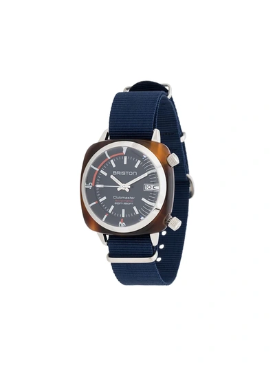Briston Watches Clubmaster Diver 42mm In Blue