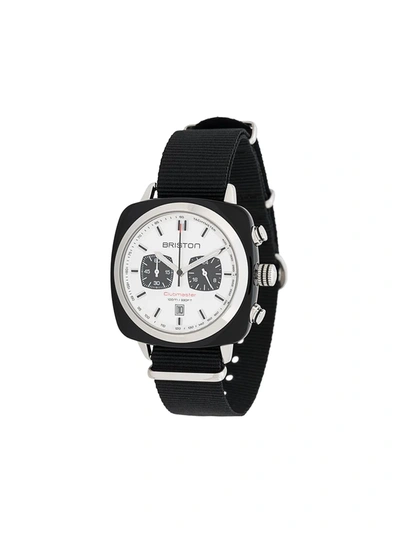 Briston Watches Clubmaster Sport Chrono 42mm In White