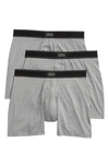 Saxx 3-pack Daytripper Boxer Briefs In Grey