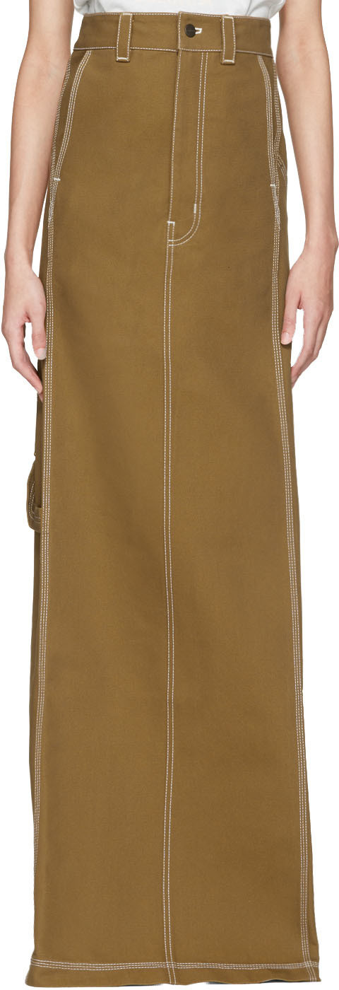 Vetements Beige Carhartt Edition Push-up Workwear Skirt | ModeSens