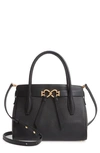 Kate Spade Toujours Medium Leather Top Handle Bag In Black