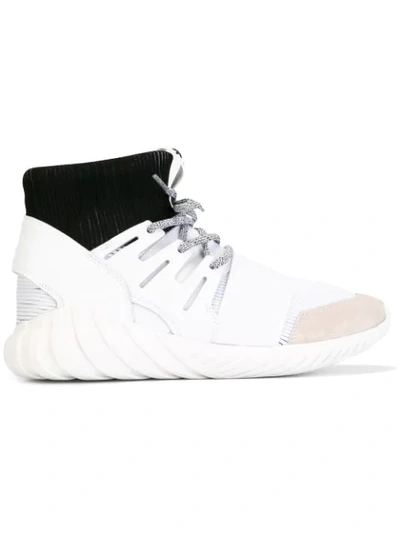 Adidas Originals Tubular Doom Sneakers In White