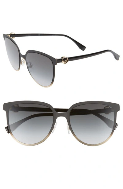 Fendi 57mm Sunglasses In Black