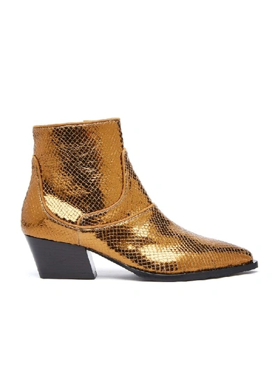 Fabi Boot In Bronzo+miele