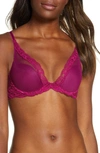 Natori Feathers Underwire Contour Bra In Elderberry