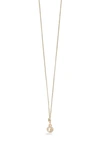 Pomellato M'ama Non M'ama Diamond & Stone Cabochon Pendant Necklace In Rose Gold/ Moonstone/ Diamond