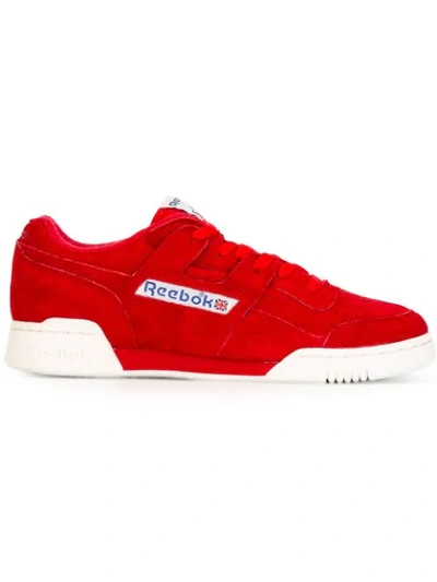 Reebok Workout Plus Vintage Sneakers In Red