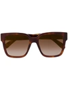 Givenchy Oversized Square-frame Tortoiseshell Sunglasses In Brown