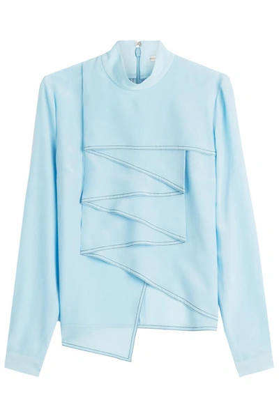 Marco De Vincenzo Long Sleeve Ruffle Blouse