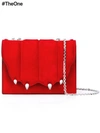 Marco De Vincenzo Paw Effect Cross Body Bag - Red