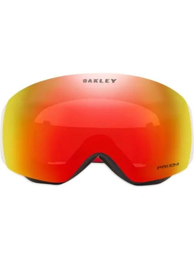 Oakley Unisex Flight Deck Goggles Sunglasses, Oo7064 In Red