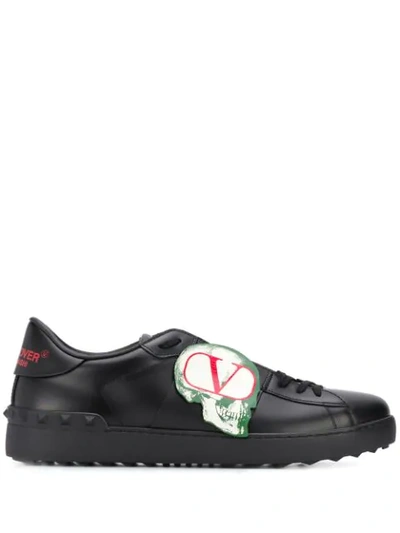 Valentino Garavani X Undercover Logo-patch Sneakers In Black