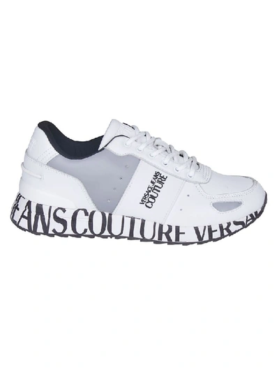 Versace Jeans Couture Paris Sneakers In Bianco