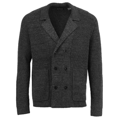 Lords Of Harlech Christopher Cardigan In Xtrafine Charcoal