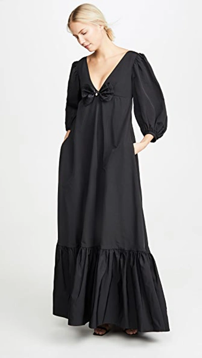 Staud Devon Dress In Black