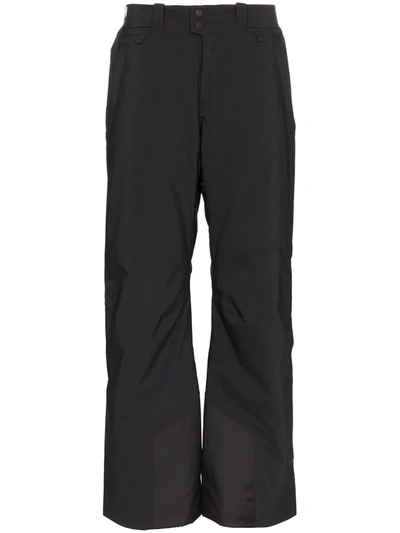 Peak Performance Black Maroon Ski Trousers