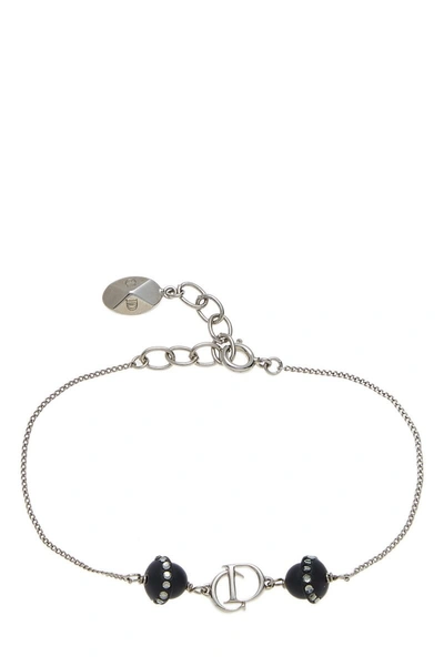 Pre-owned Dior Silver Logo Bracelet