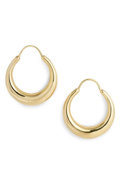 All Blues Large Snake Polished Vermeil Earrings In Pv Polished Vermeil
