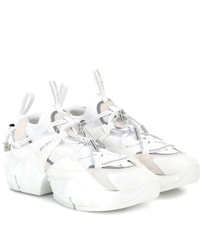 Jimmy Choo Diamond Trail Low-top Trainers In White