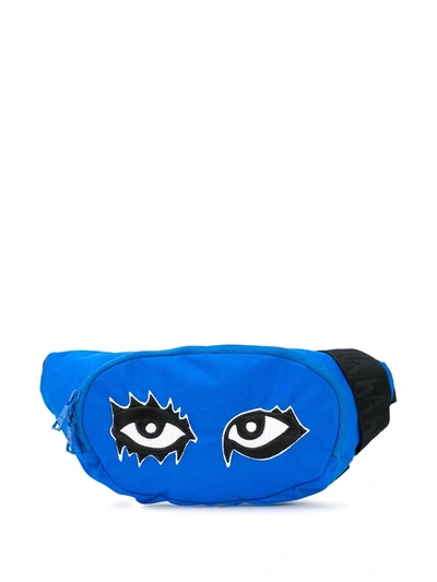 Haculla Signature Eyes Belt Bag In Blue