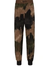 Canessa Tie-dye Track Trousers In Black