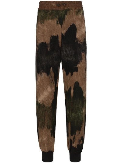 Canessa Tie-dye Track Trousers In Black