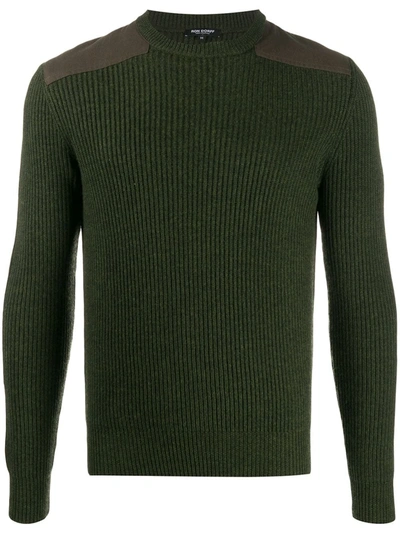 Ron Dorff Military Style Jumper In Green