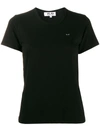 Comme Des Garçons Play Heart T-shirt In Black