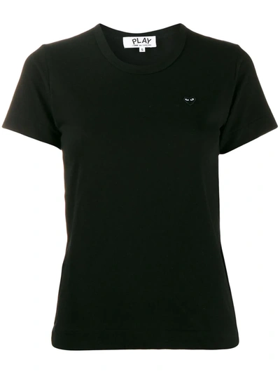 Comme Des Garçons Play Heart T-shirt In Black