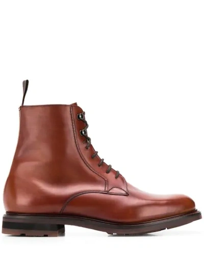 Church's Wootton Lace-up Leather Boots In Brown