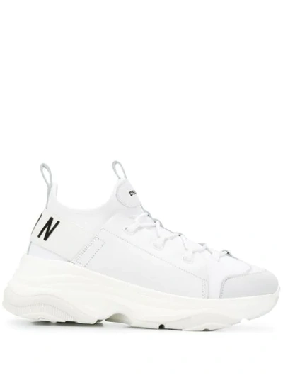 Dsquared2 Trainers Mit Logo In White