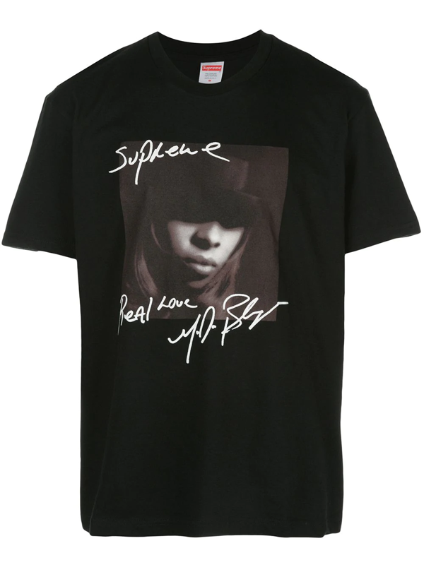 Supreme Mary J. Blige T-shirt In Black | ModeSens