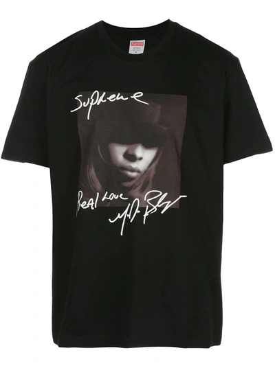 Supreme Mary J. Blige T-shirt In Black