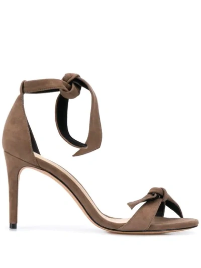 Alexandre Birman Strappy Sandals In Brown