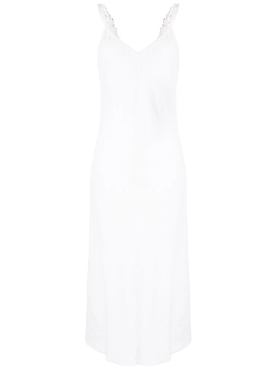 Venroy Bias Dress In White