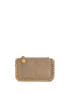 Stella Mccartney Falabella Card Case In Neutrals