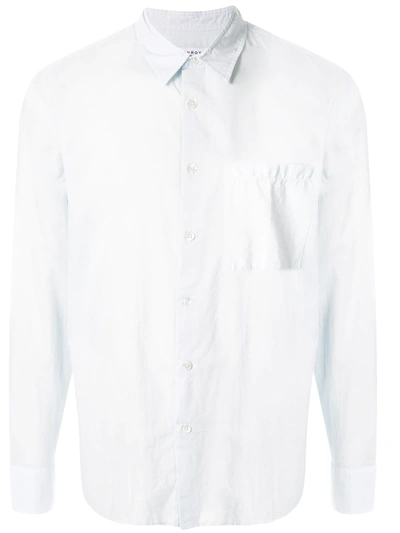 Venroy Voile Plain Shirt In White