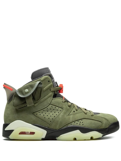 Jordan Air  6 Retro Cactus Jack -travis Scott In Green