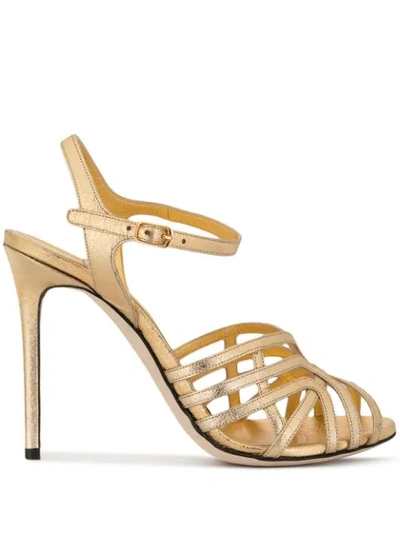 Marskinryyppy Jo 100 Metallic Sandals In Gold